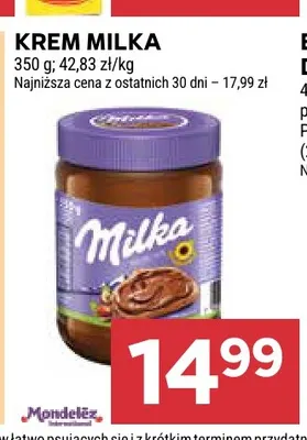 Krem Milka promocja w Stokrotka