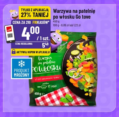 Warzywa na patelnię po włosku Go tove promocja w POLOmarket