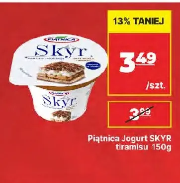 Jogurt Skyr tiramisu Piątnica promocja w API Market