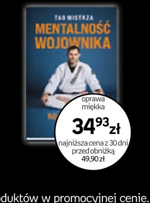 Książka Mentalność wojownika promocja w Empik