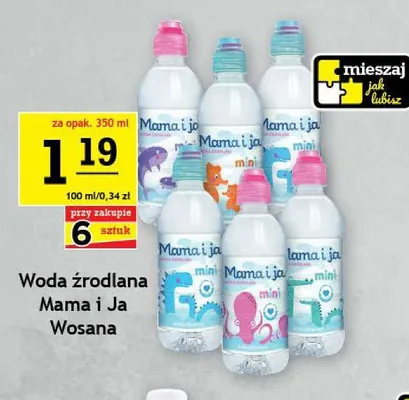 Woda źródlana Mama i Ja promocja w Gram Market