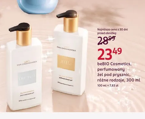 Perfumowany żel pod prysznic beBIO Cosmetics Dressed promocja w Rossmann