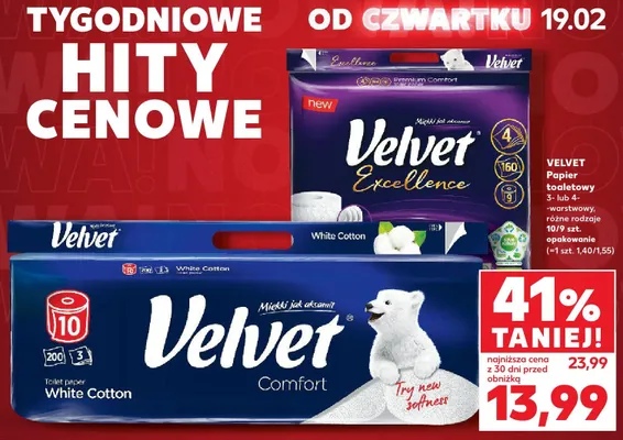 Papier toaletowy, różne rodzaje promocja w Kaufland