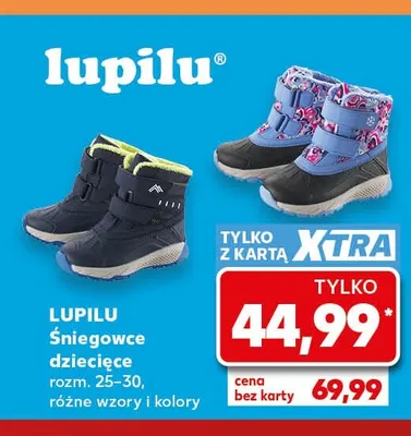 Śniegowce dziecięce Lupilu promocja w Kaufland