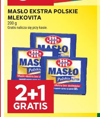 Masło ekstra polskie Mlekovita promocja w Stokrotka