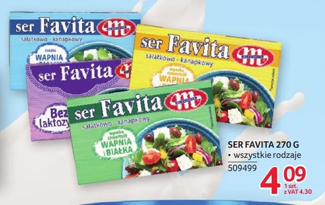 Ser Favita Mlekovita promocja w Selgros