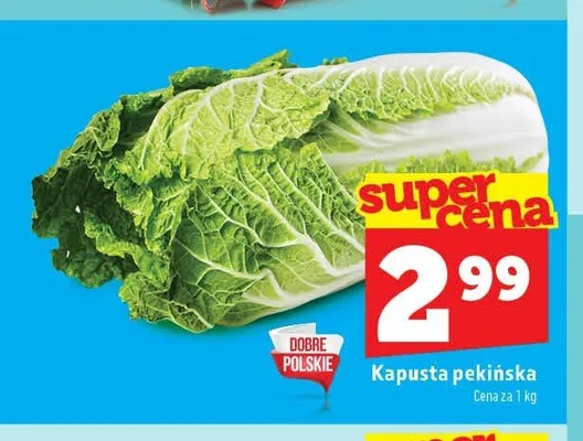 Kapusta pekińska promocja w TOPAZ