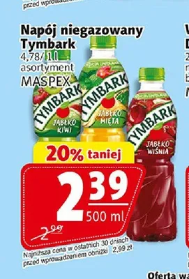 Napój niegazowany Tymbark promocja w Prim Market