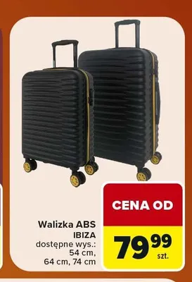 Walizka ABS Ibiza promocja w Carrefour