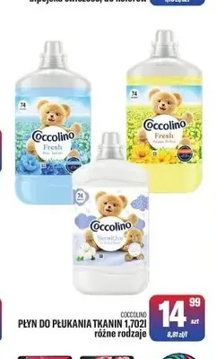 Płyn do płukania tkanin Coccolino promocja w Tomi Markt