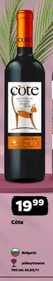 Wino czerwone Côte promocja w Netto