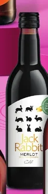 Wino czerwone Jack Rabbit Merlot promocja w Żabka