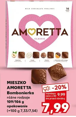 Bombonierka różne rodzaje promocja w Kaufland