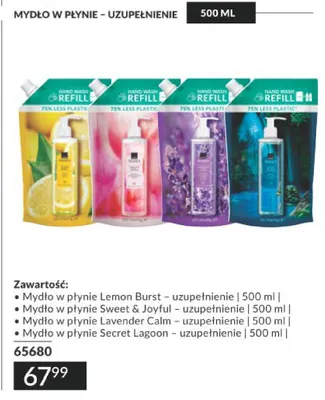 Zestaw mydeł w płynie uzupełnienie Avon Senses promocja w AVON