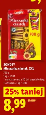 Mieszanka ciastek Sondey XXL promocja w Lidl
