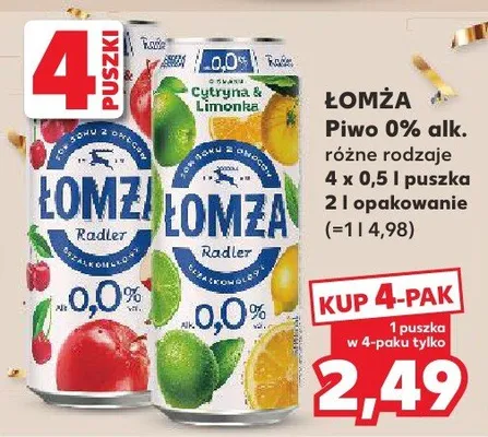 Piwo 0% promocja w Kaufland