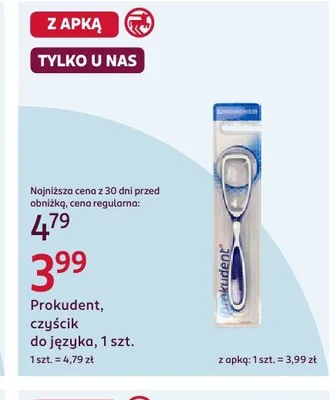 Czyścik do języka Prokudent promocja w Rossmann