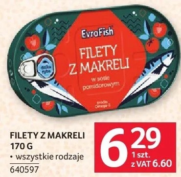 Filety z makreli Eva Fish 170 g promocja w Selgros