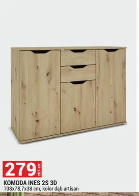 Komoda Ines 2S 3D promocja w Merkury Market