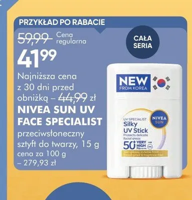 Przeciwsłoneczny sztyft do twarzy NIVEA SUN UV FACE SPECIALIST 15g promocja w Super-Pharm