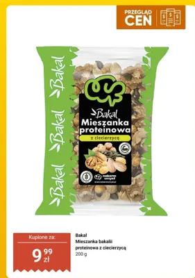 Mieszanka bakalii proteinowa z ciecierzycą Bakal promocja w Dino