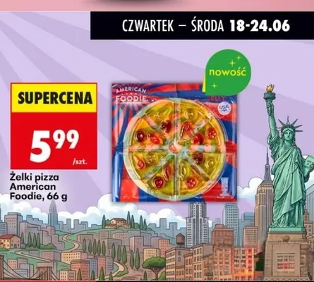 Żelki pizza American Foodie promocja w Biedronka