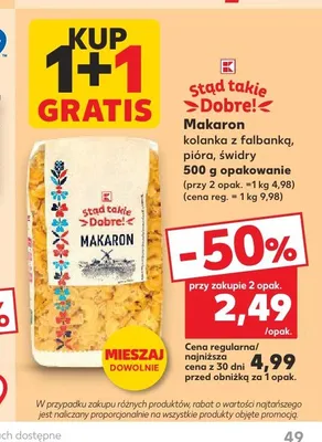 Makaron świdry Stąd takie Dobre! promocja w Kaufland