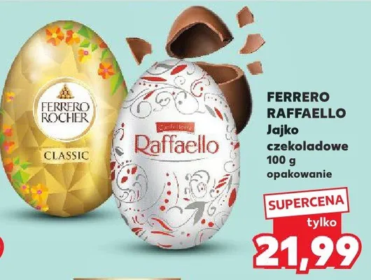Jajko czekoladowe promocja w Kaufland