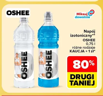 Napój izotoniczny Oshee promocja w Carrefour Market