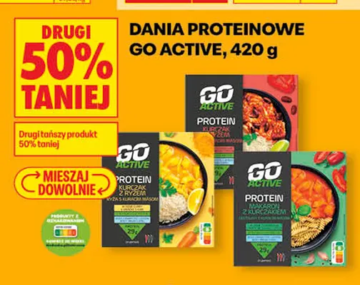 Dania proteinowe Go Active promocja w Biedronka