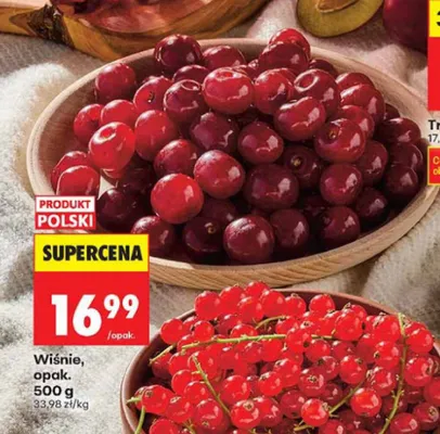Wiśnie promocja w Biedronka