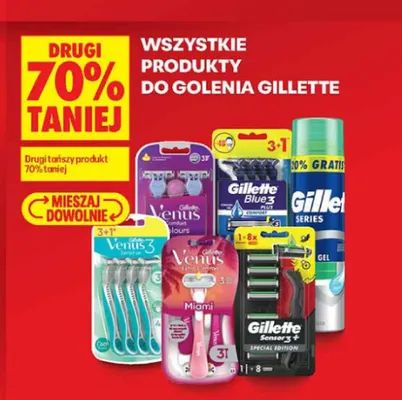 Maszynki do golenia Gillette Venus 3 promocja w Biedronka