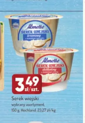 Serek wiejski kremowy Almette promocja w Avita