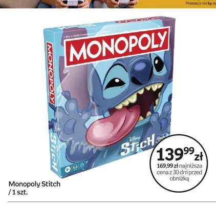 Gra planszowa Monopoly Stitch promocja w Empik