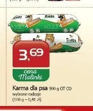 Karma dla psa Rudi promocja w MALINKA