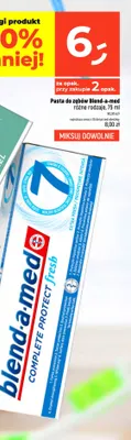 Pasta do zębów extra white & fresh Blend-a-med complete fresh promocja w Dealz