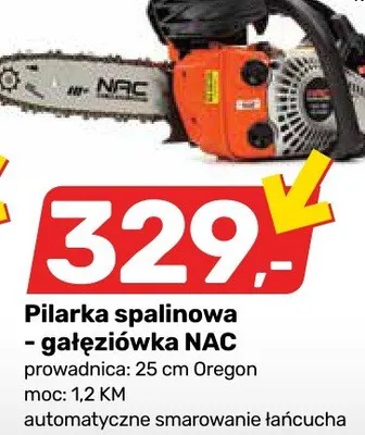 Pilarka spalinowa - gałęziówka promocja w Bricomarche