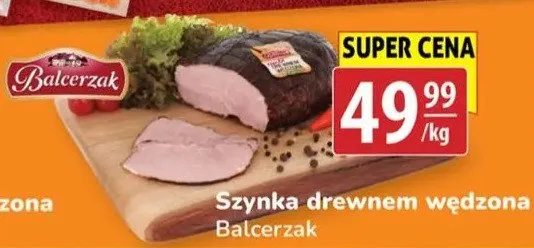 Szynka drewnem wędzona Balcerzak promocja w API Market