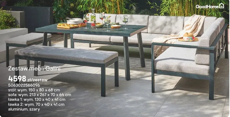 Zestaw mebli Galini promocja w Castorama
