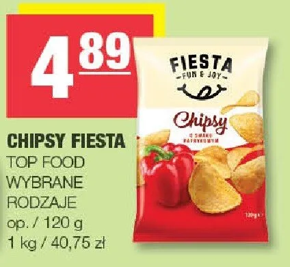 Chipsy fiesta promocja w SPAR