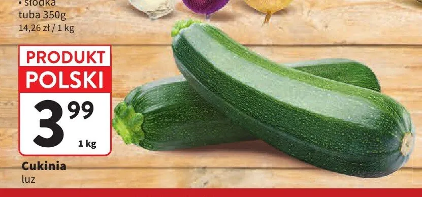 Cukinia luz promocja w Intermarche