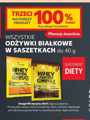 Odżywki białkowe w saszetkach do 40 g promocja w Kaufland