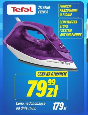 Żelazko Tefal FV2836 promocja w RTV EURO AGD