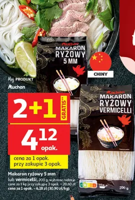 Makaron vermicelli  promocja w Auchan