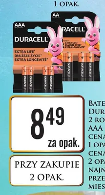 Baterie alkaliczne everyday aaa Panasonic promocja w Dino