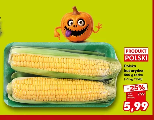 Kukurydza polska promocja w Kaufland