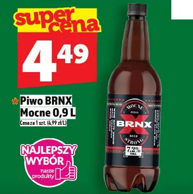 Piwo BRNX Mocne promocja w TOPAZ