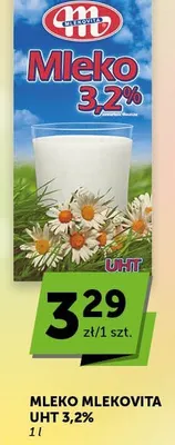 Mleko UHT 3,2% Mlekovita promocja w Groszek