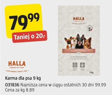 Karma dla psa 9 kg promocja w Jula