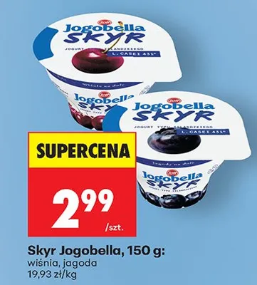 Jogurt Skyr wiśnia promocja w Biedronka